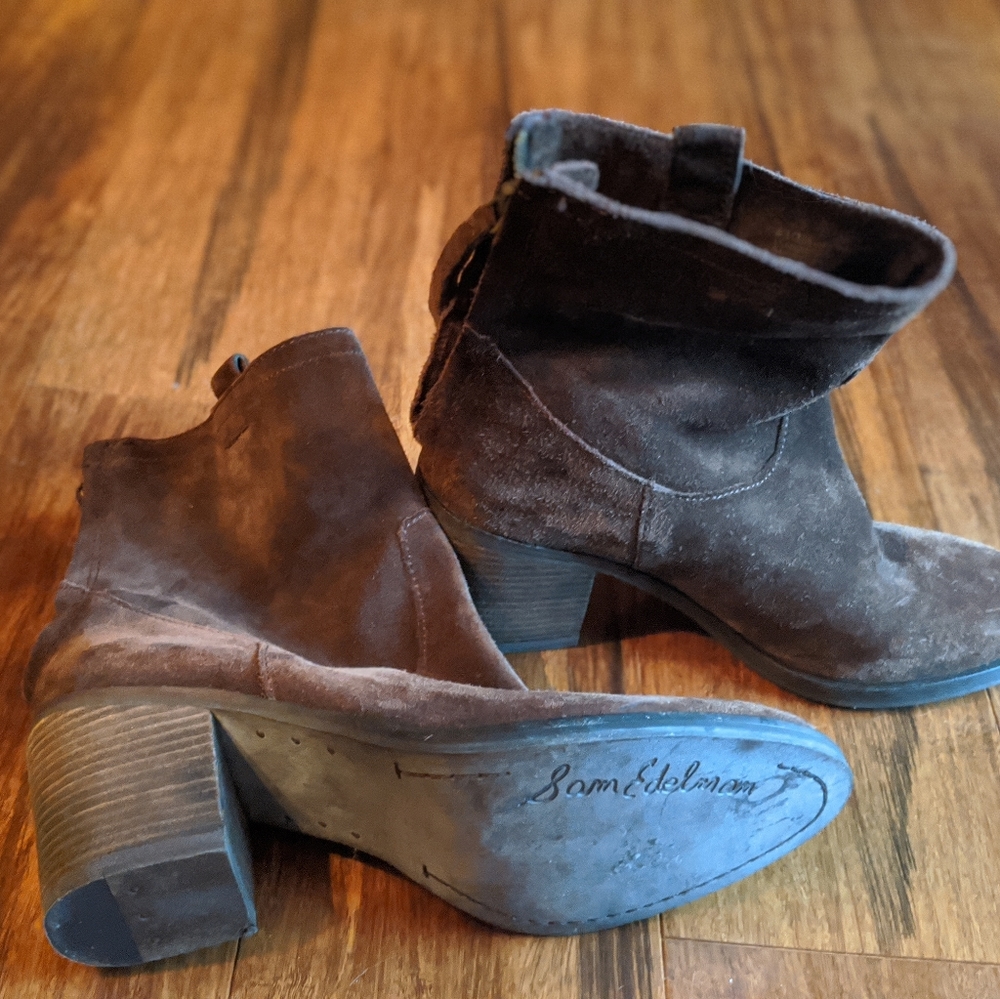 Suede Sam Edelman boots